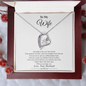 Gift for Wife Necklace heart pendant with sparkling stone in elegant box from ShineOn Fulfillment