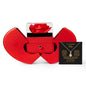 Gift for Wife Necklace with Red Heart Box featuring a preserved rose and heartfelt message card