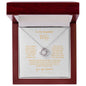 ShineOn Fulfillment elegant necklace in wooden box with love message, perfect gift for wife
