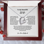 ShineOn Fulfillment silver necklace with heart pendant gift for wife in elegant presentation box