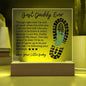 Acrylic plaque from Someone Said Gift with heartfelt message best daddy ever gift idea for a dad