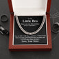 ShineOn Fulfillment silver chain necklace for brother gift with engraved inspirational message in gift box