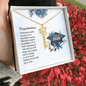 Someone Said Gift Graduation Cap Necklace with the name gold pendant in gift box for Class of 2026