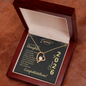 heart Forever Love Necklace in gold with a heart-shaped pendant and stone in gift box from Someone Said Gift