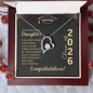 Heart Forever Love Necklace by Someone Said Gift in a congratulatory gift box for a daughter graduating class of 2026
