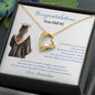 Someone Said Gift gold heart necklace with crystal in gift box Gift for daughter Necklace