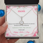 ShineOn Fulfillment personalized eternal hope necklace with round halo pendant gift boxed for mom