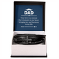 Someone Said Gift black leather bracelet with cross in gift box perfect gift idea for a dad