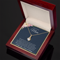 ShineOn Fulfillment gold teardrop pendant in gift box with card alluring beauty necklace to my amazing mom.