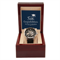 Someone Said Gift graduation watch with black leather strap in wooden box gift ideas graduation