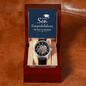 Someone Said Gift mechanical watch with black leather strap in wooden box gift ideas graduation