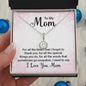 Gift for Mom "For All The Times ..." Eternal Hope Necklace - Someone Said Gift