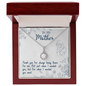 ShineOn Fulfillment personalized eternal hope necklace in wooden gift box with halo pendant and To My Mother message