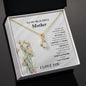 House into a home necklace alluring beauty gold pendant with sparkling stones in a gift box for mother