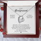Gift for Girlfriend Forever Necklace heart pendant with crystal in a jewelry box from ShineOn Fulfillment
