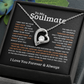 Heart-shaped silver necklace for gold with a sparkling diamond pendant in a gift box